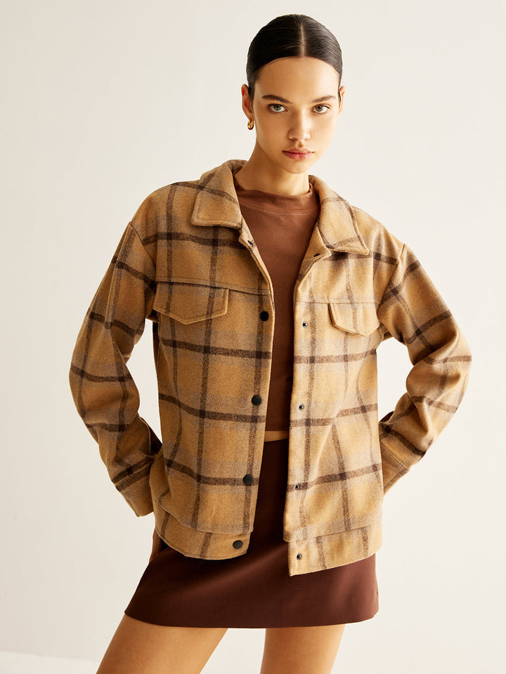 | Patterned Jacka