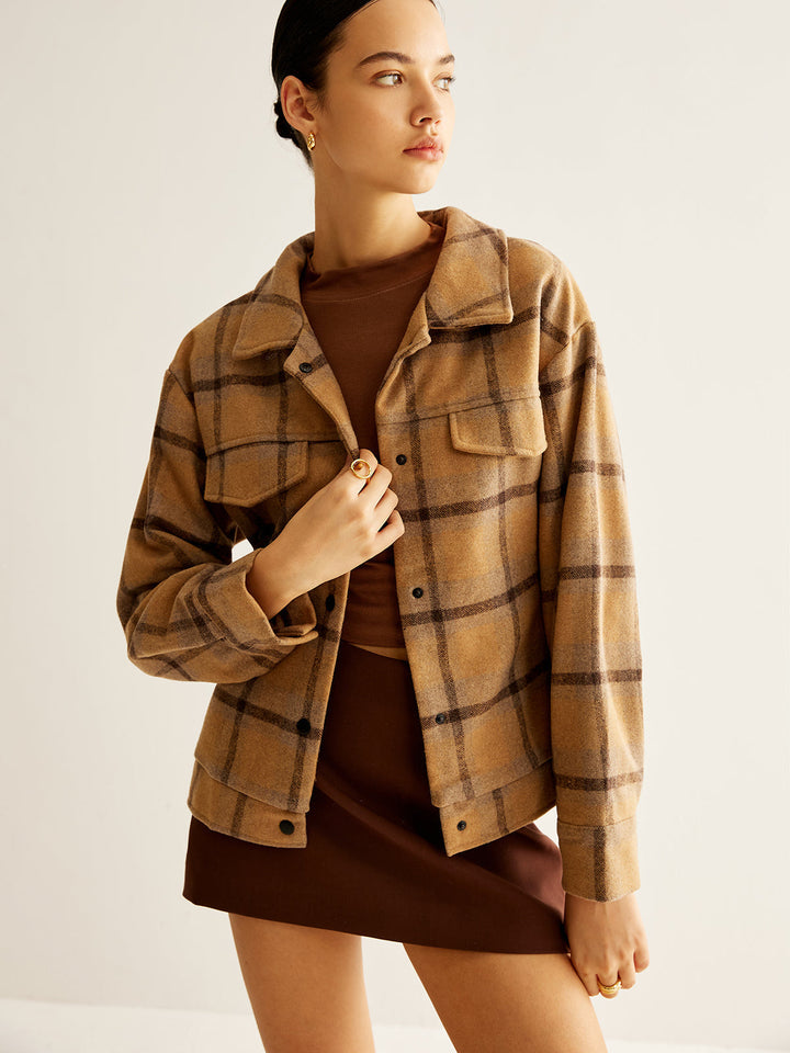 | Patterned Jacka
