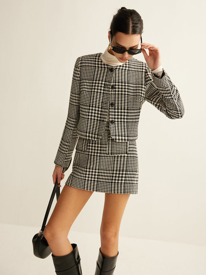 | Patterned Jacka