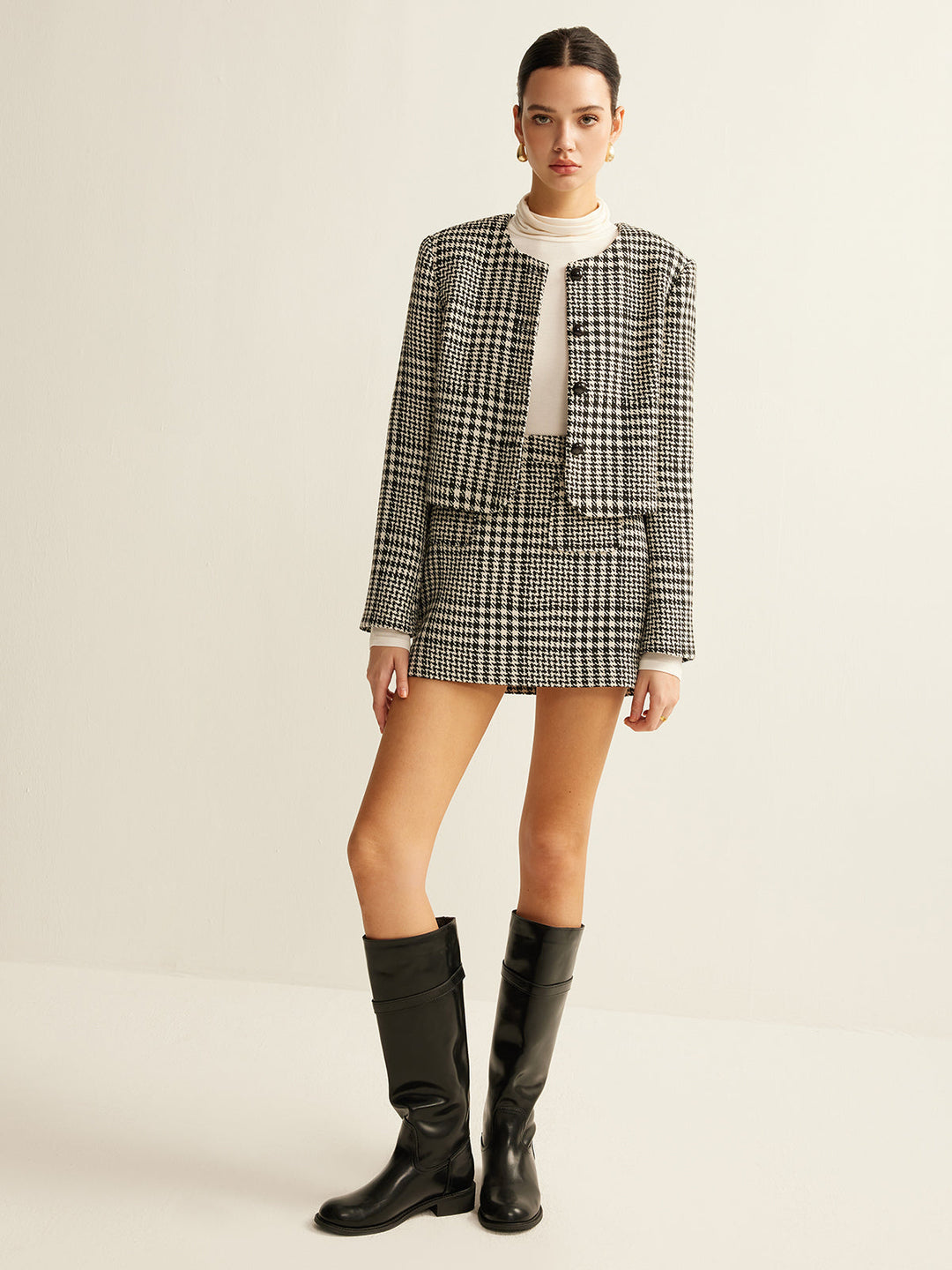 | Patterned Jacka