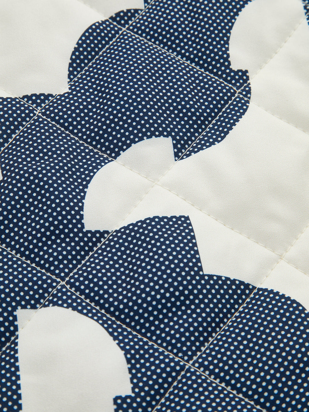 | Block-Printed värm Jacka