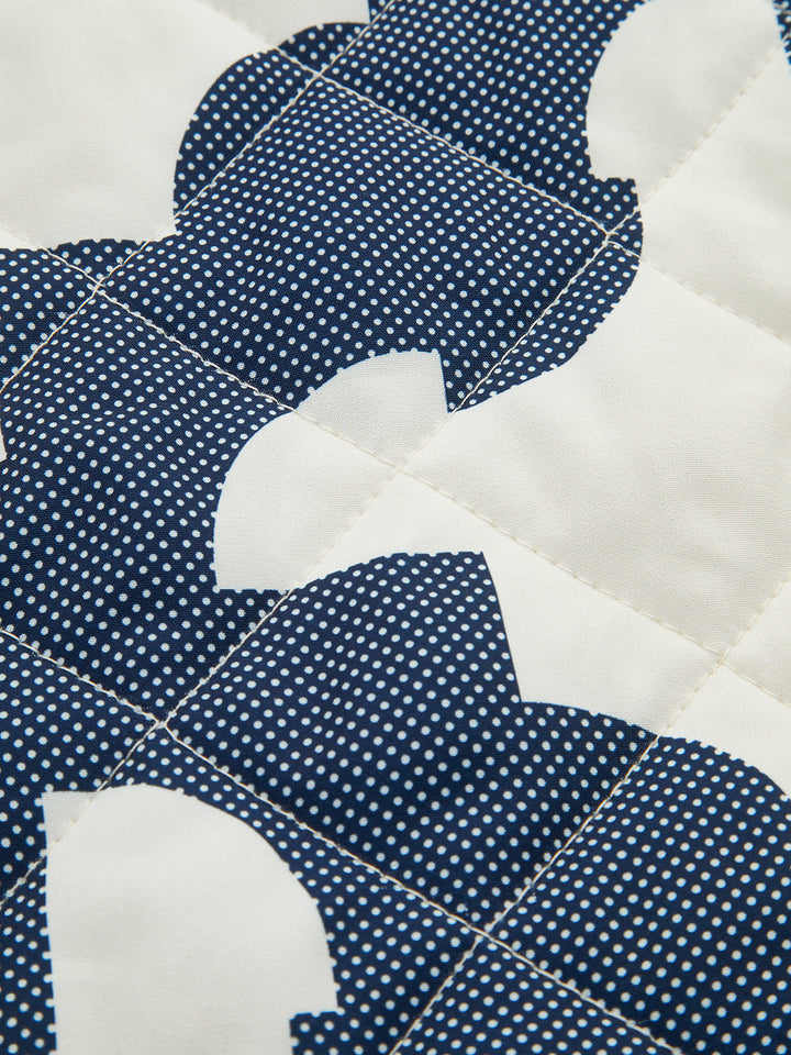 | Block-Printed värm Jacka