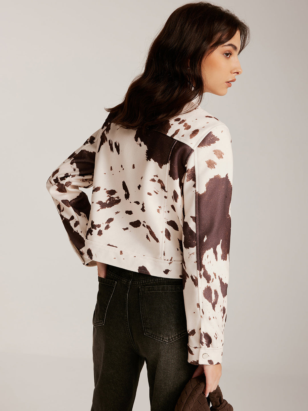 | Printed Tweed Kort Jacka
