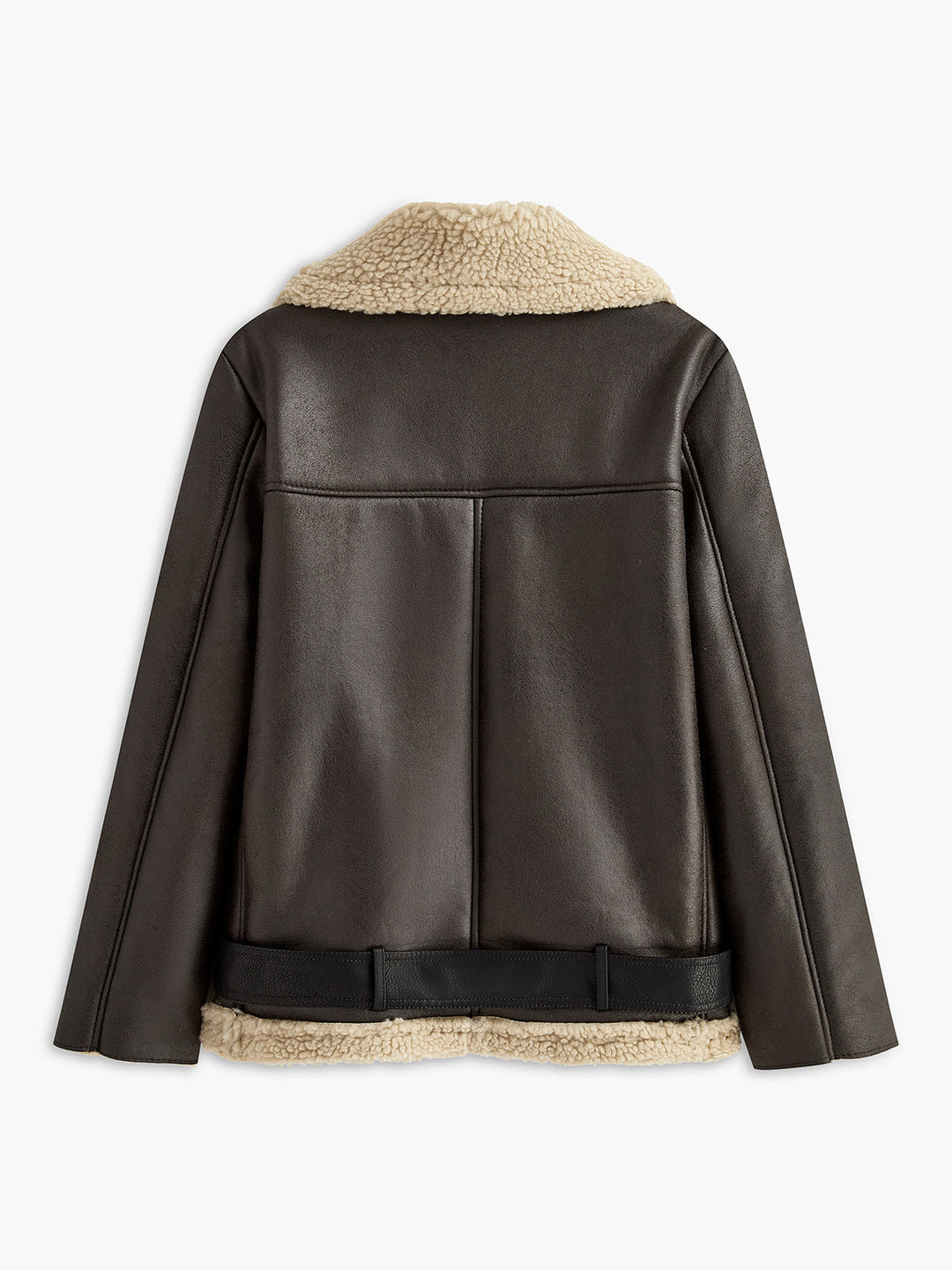 | Belted mjuk Fleece Jacka