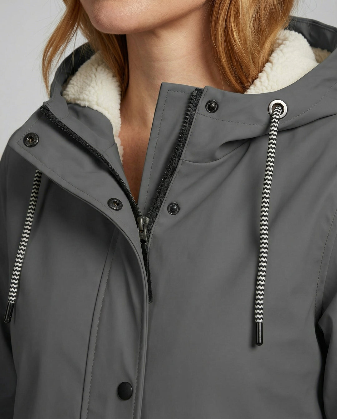 Vattentät Varm Fleece Jacka Dam