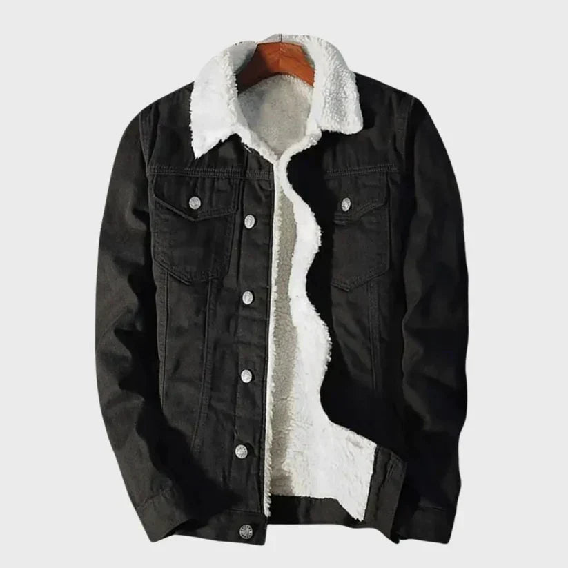 | vinter denim väst