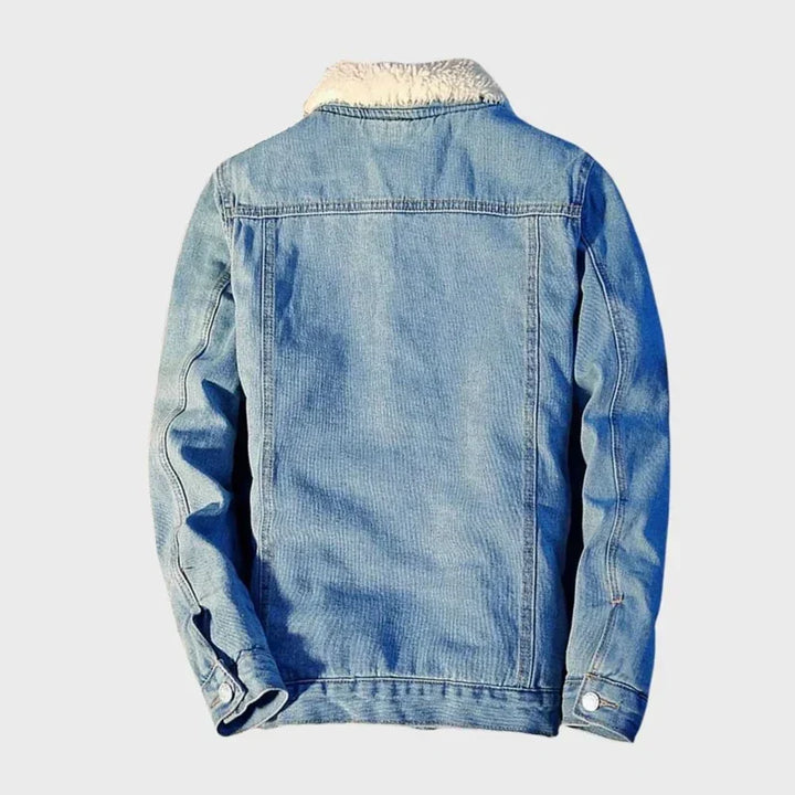 | vinter denim väst