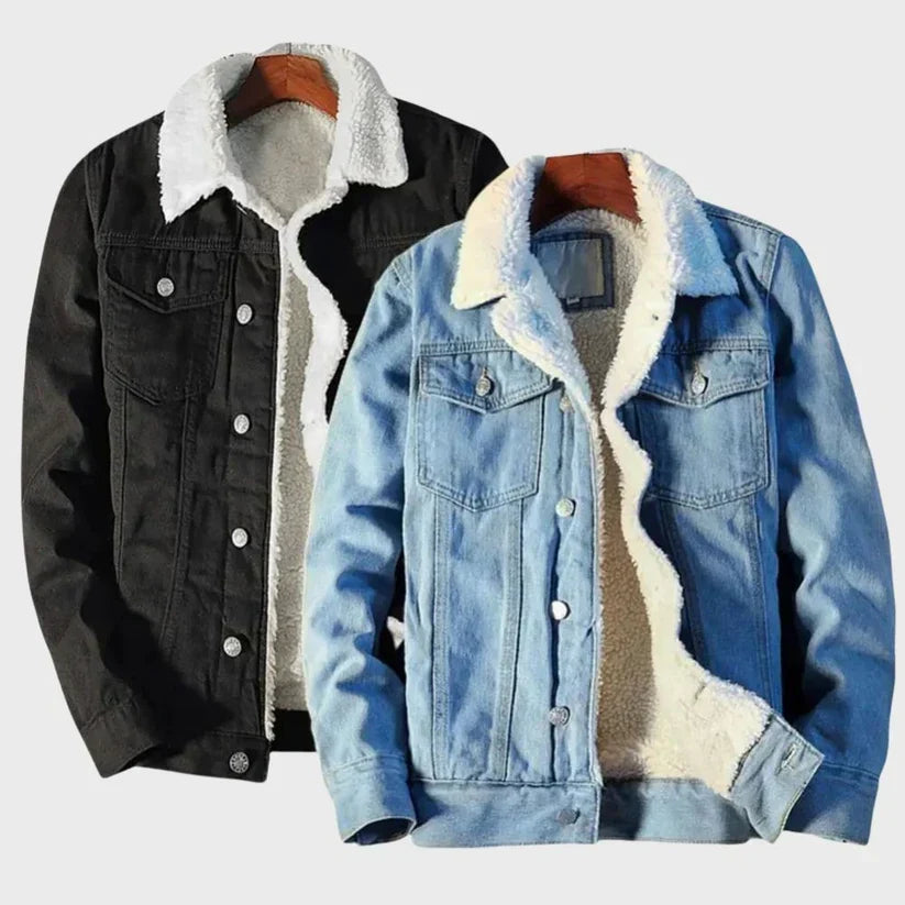 | vinter denim väst