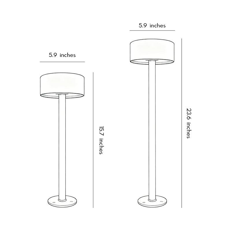 Moderna LED Väglys Minimalistisk LED Utomhus Landskapsbelysning