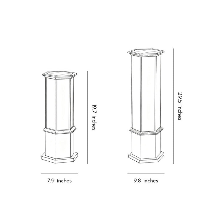 Bollard Solarlampa Modern Metall Utomhus Landskapsbelysning