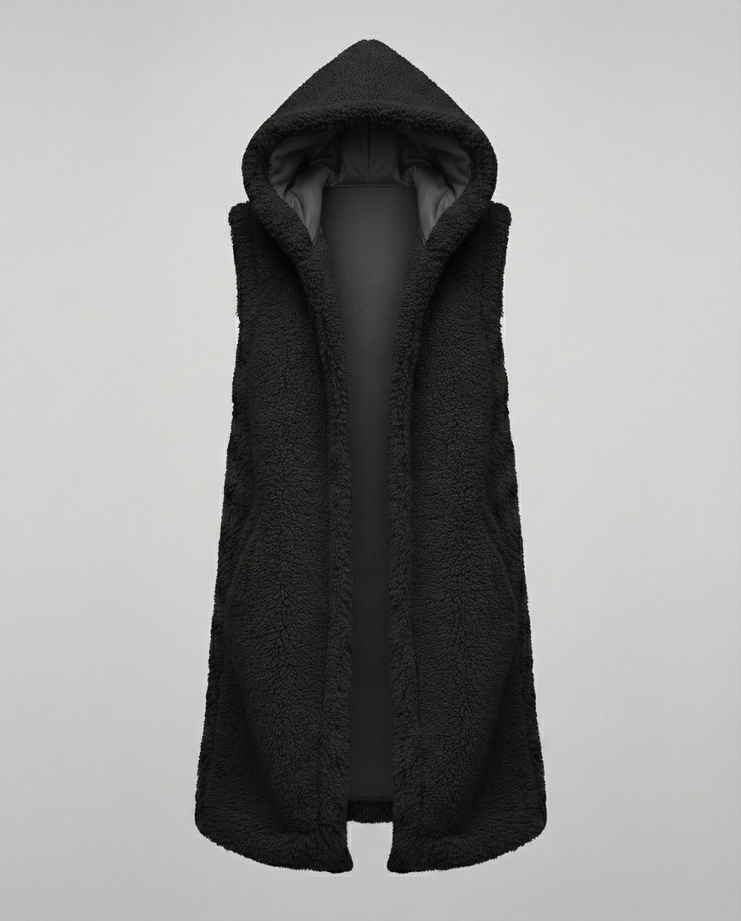 Cozy lambswool imitation väst dam