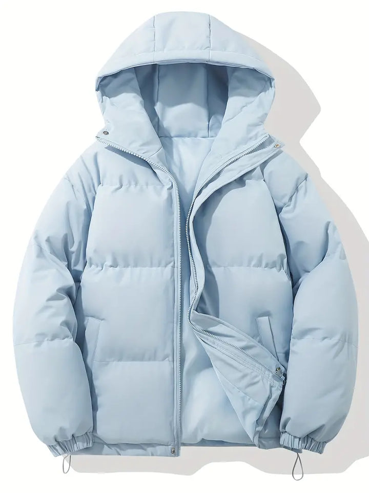 | värm Jacka I klassisk Design med huva