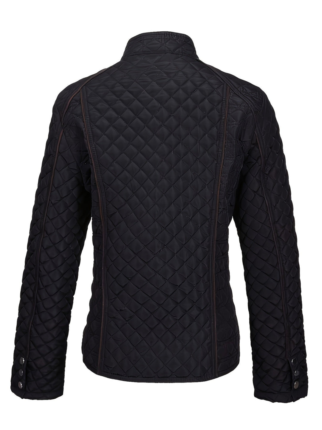 | Dam isolerad vinterjacka med Dragkedja och Luxurious Material