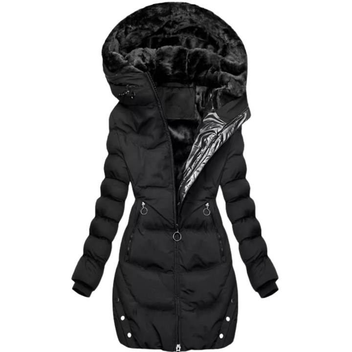 Quiltad Jacka med Varm Fleece Foder