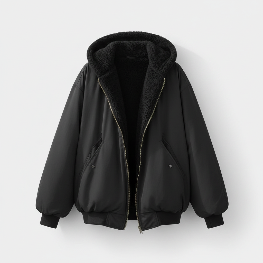 Oversize vinterjacka komfort