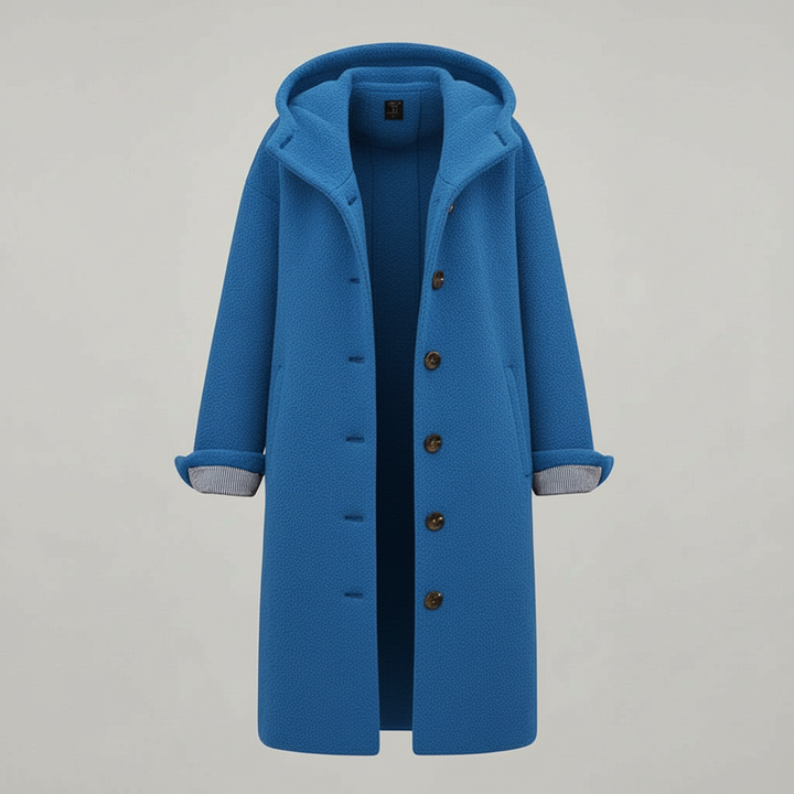 Elegant Vinter Kappa Dam Comfort Lång Kappa Fleece