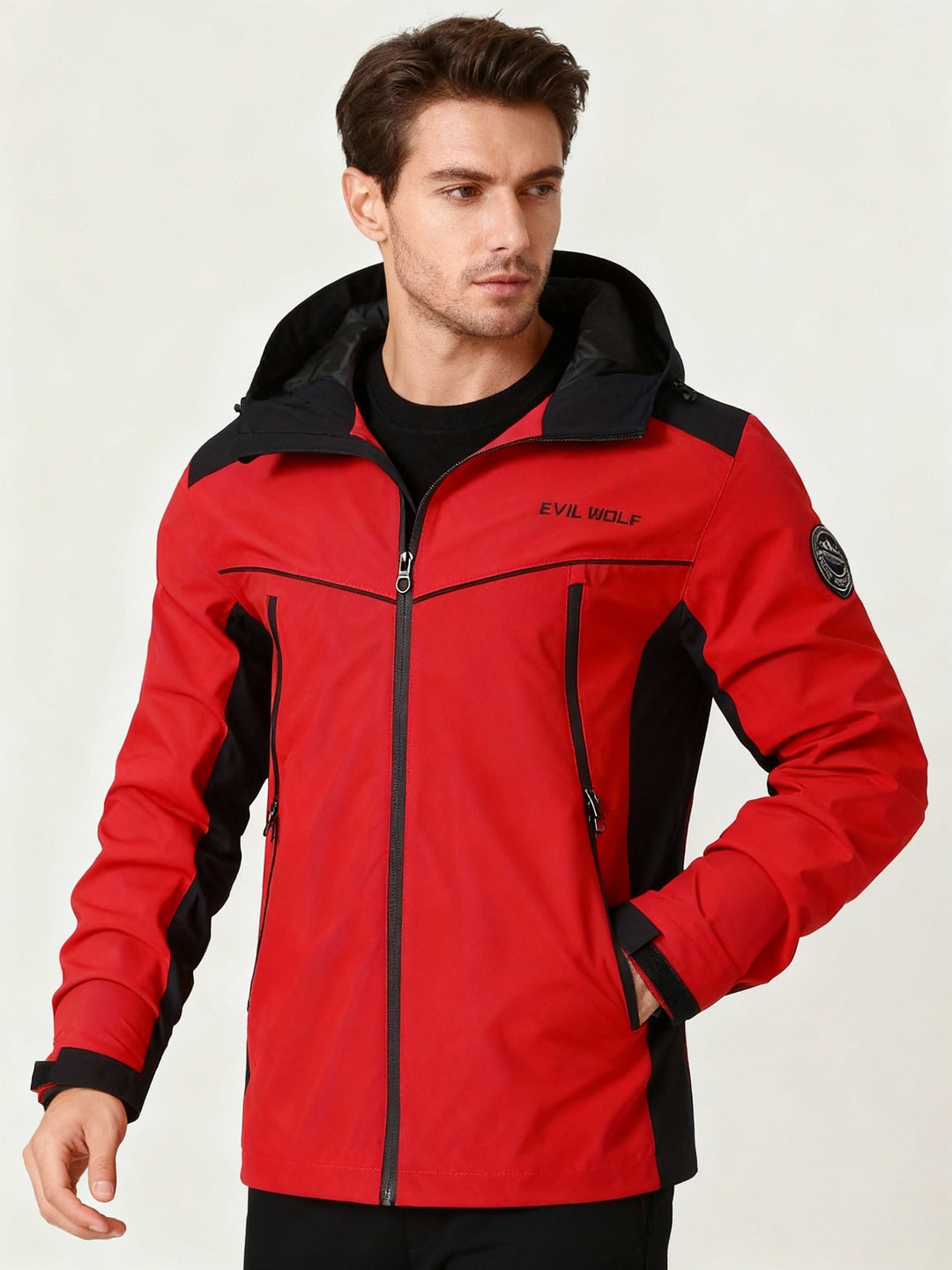 | utomhusjacka med Reflekterande Design – vattentät &amp; Sporty