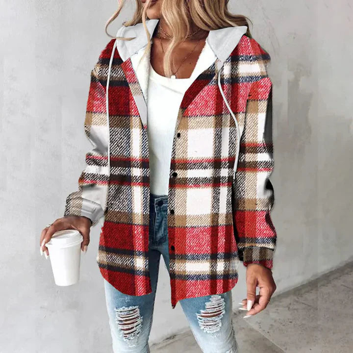 | Blouse jacka med huvaie - Dam mode