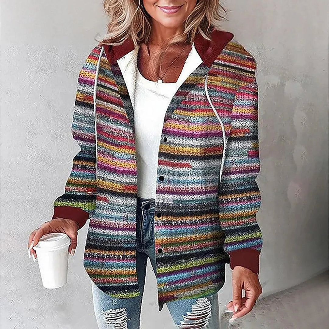 | Blouse jacka med huvaie - Dam mode