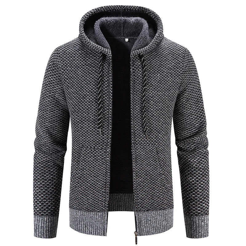 Ledig Höst Luvtröja Cardigan för Herr