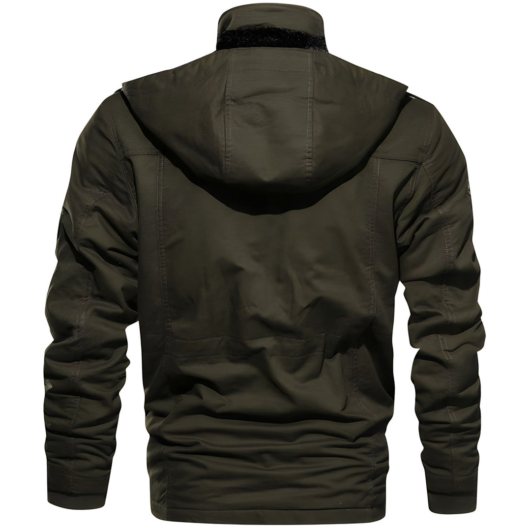 Eloura-Moda | Militär jacka med flera fickor