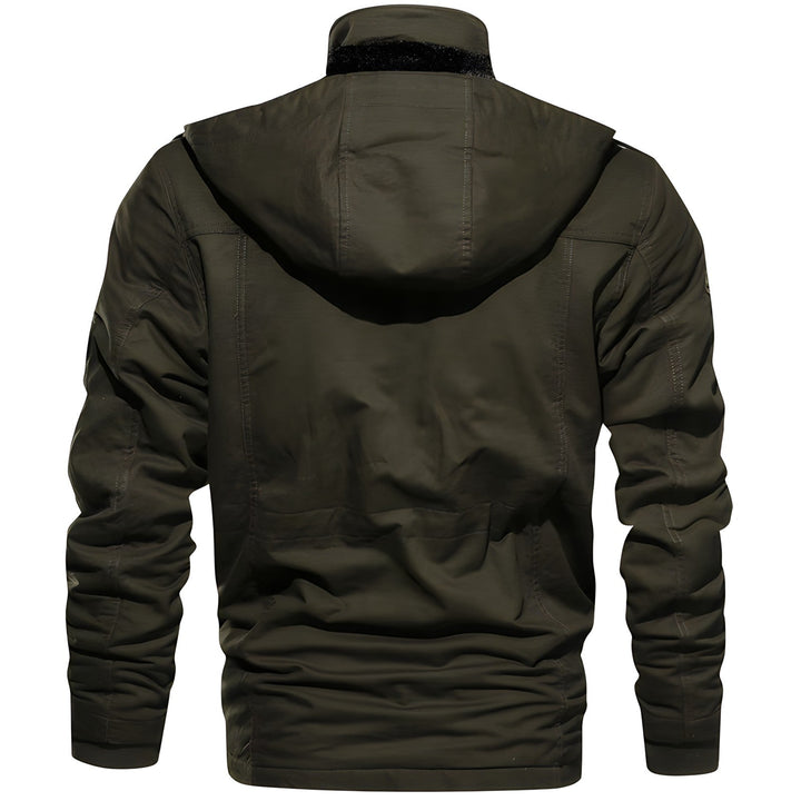 Eloura-Moda | Militär jacka med flera fickor