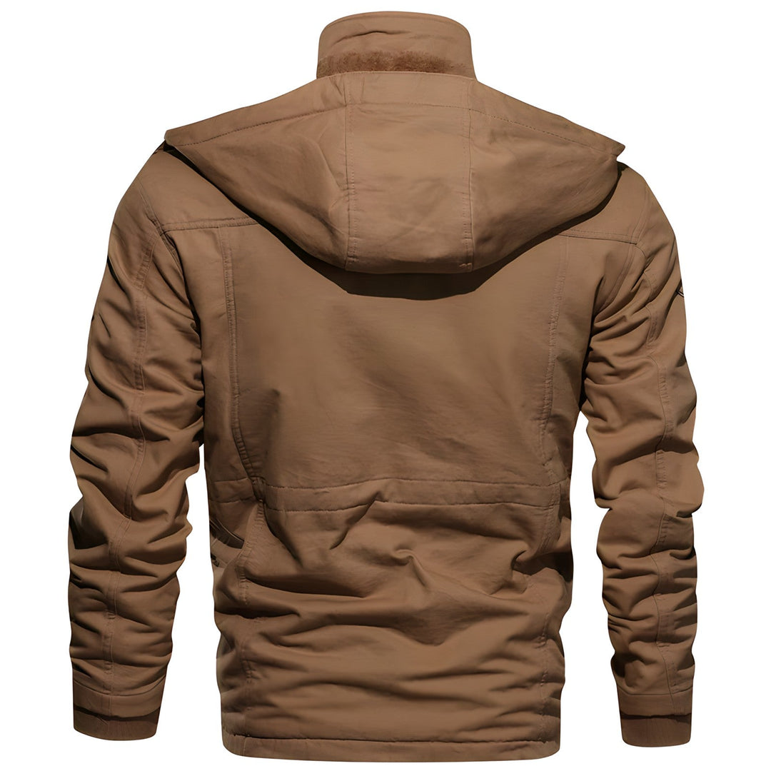 Eloura-Moda | Militär jacka med flera fickor
