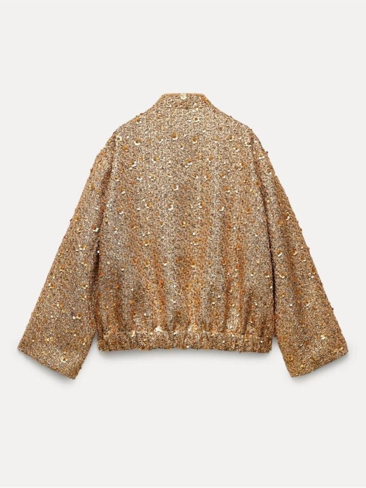 | Sequin Jacka Blank Look elegant Statement
