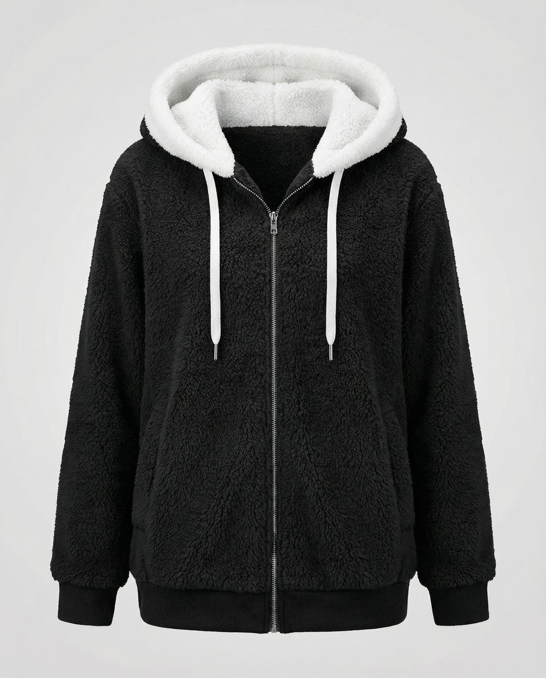 Oversize Teddy jacka dam