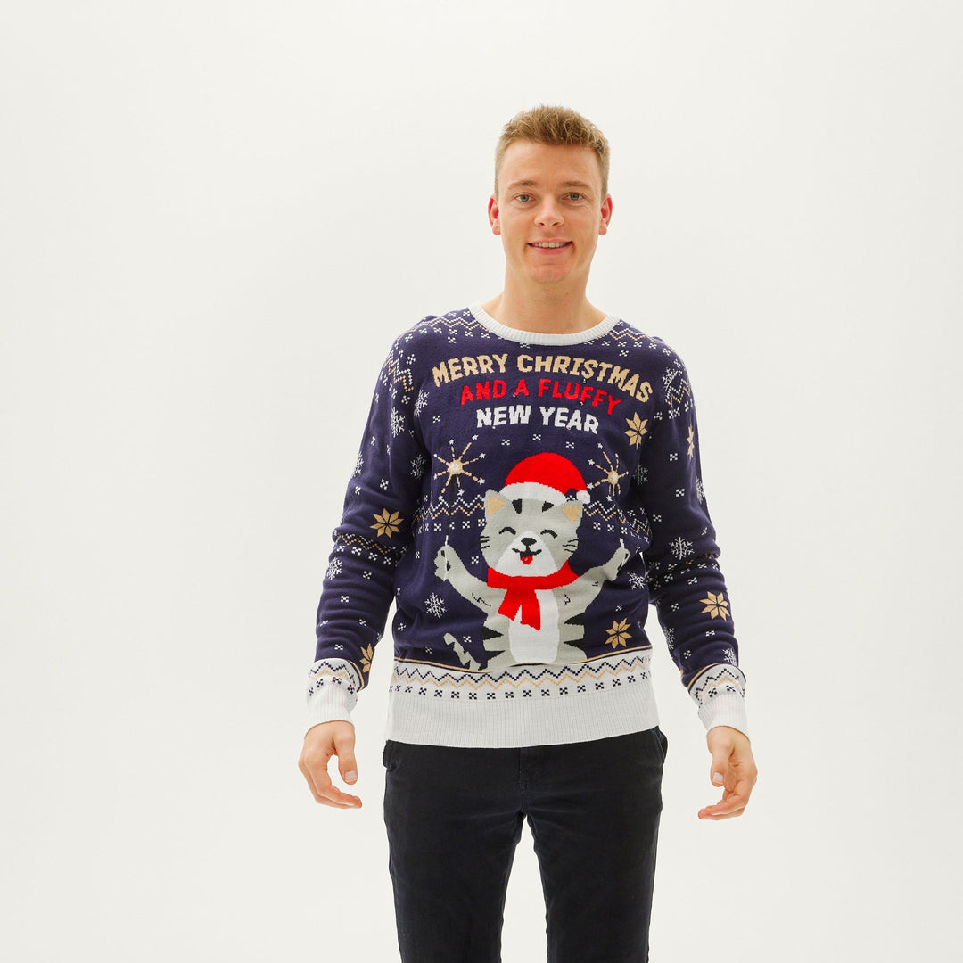 Merry Christmas och Fluffy New Year Herr