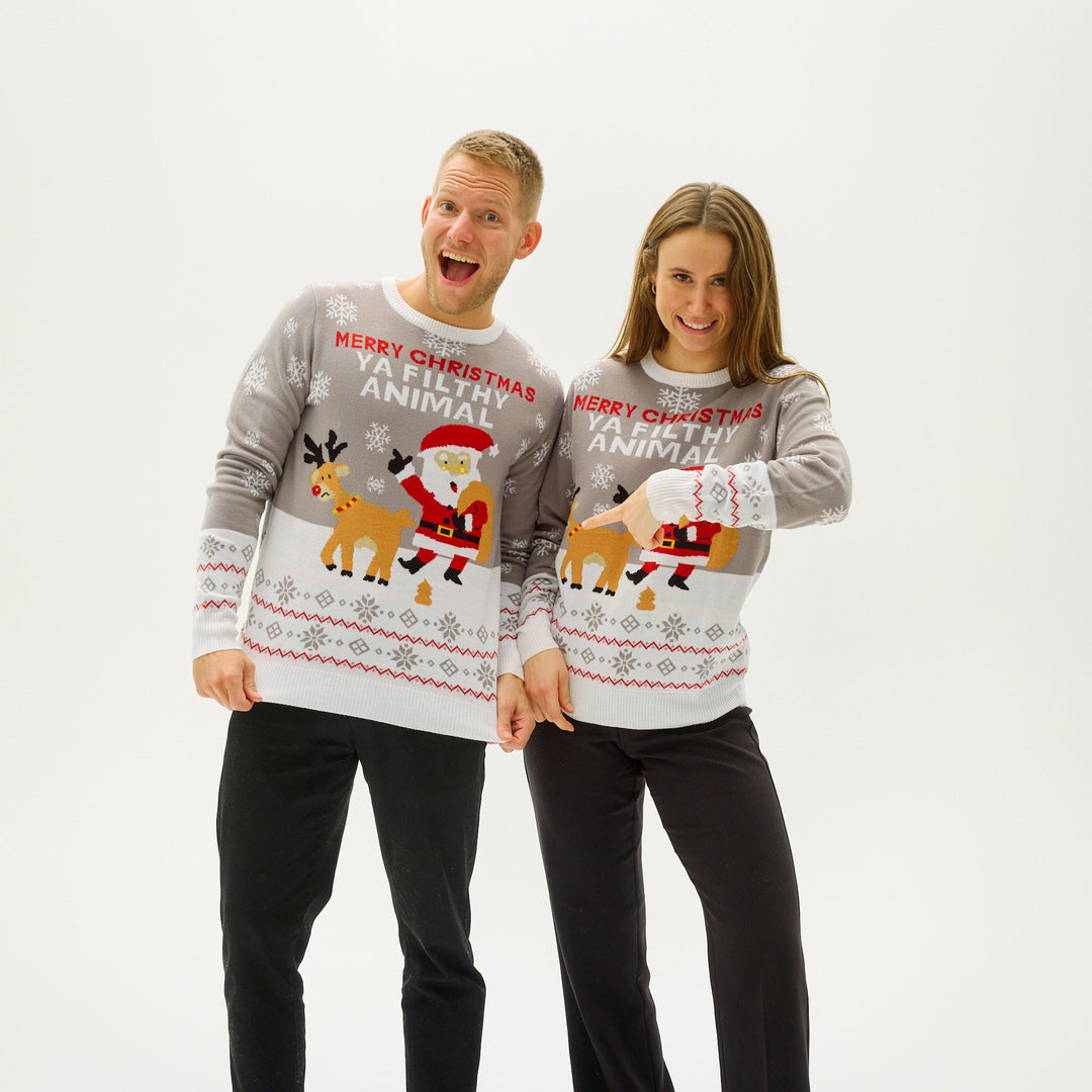 Ya Filthy Animal Christmas Tröja Herr