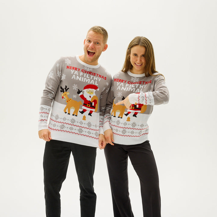 Ya Filthy Animal Christmas Tröja Herr