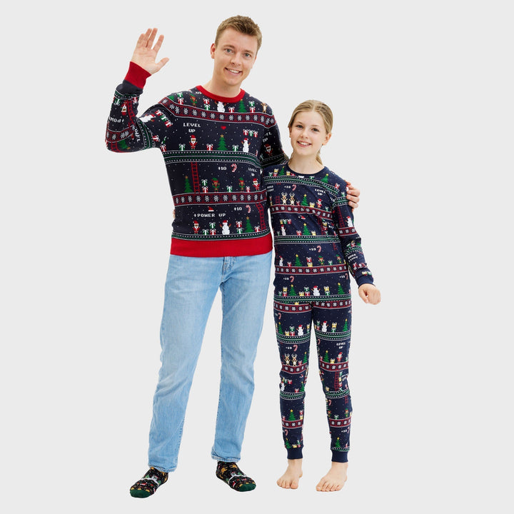 Vintage Gamer Christmas Tröja Herr