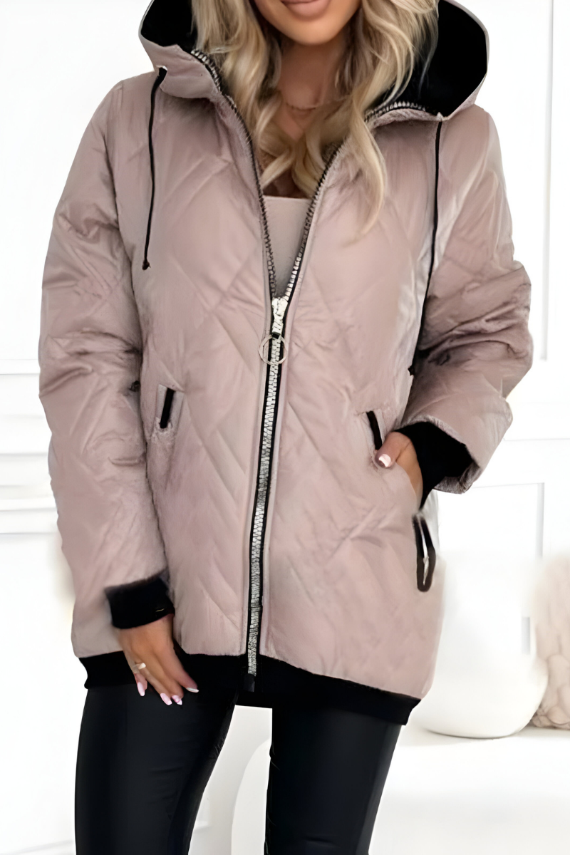 | värm lätt pufferjacka
