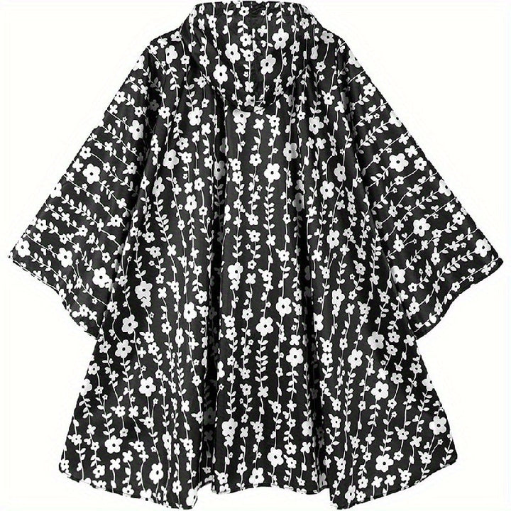 Vattentät Raincoat med Dragkedja och Ficka för Daily Use och Adventures