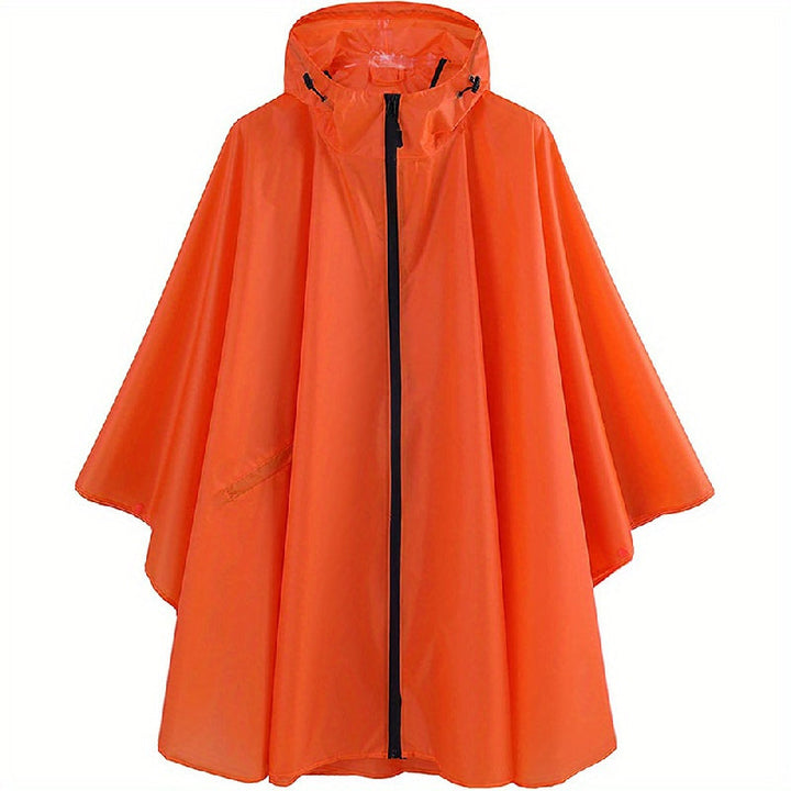Vattentät Raincoat med Dragkedja och Ficka för Daily Use och Adventures