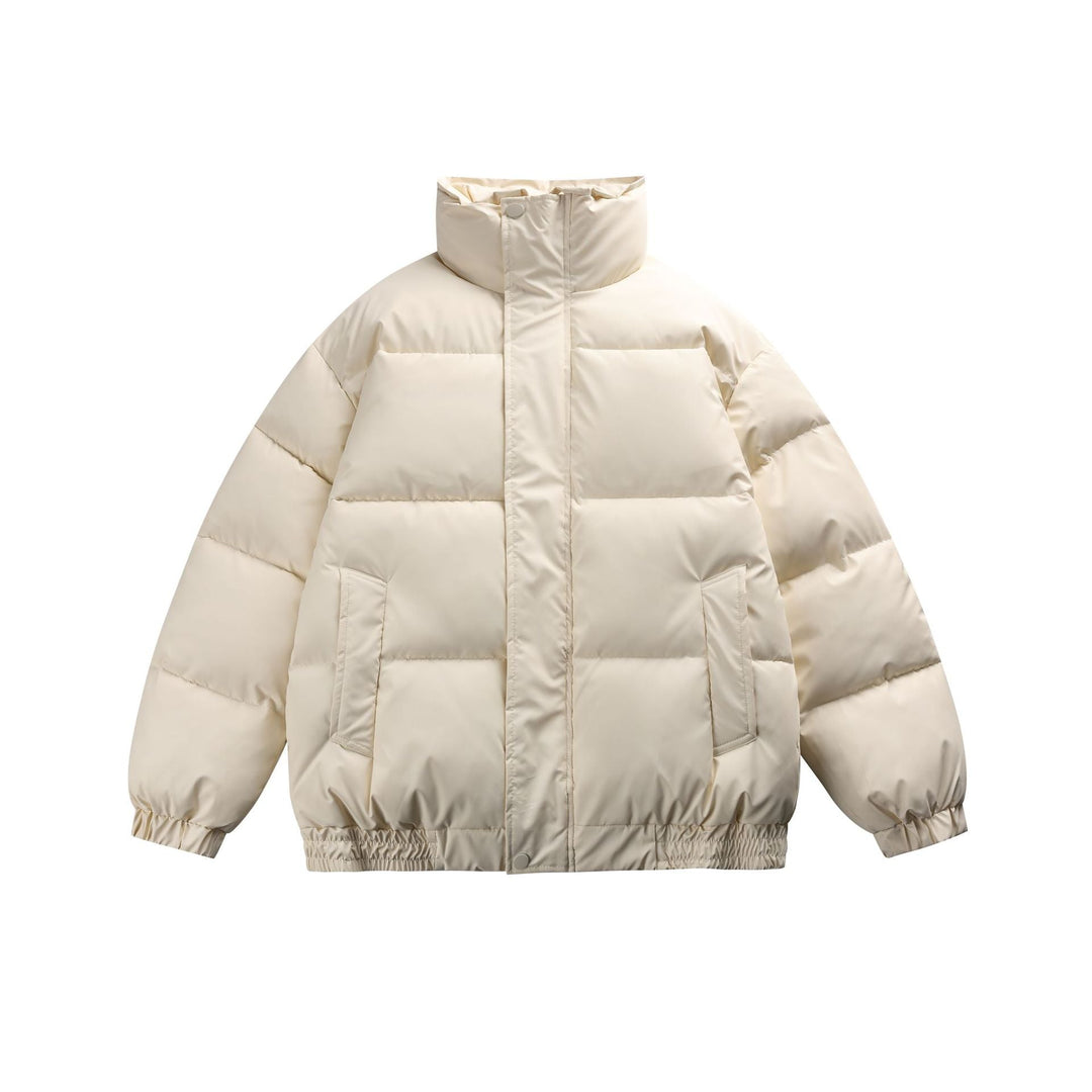 Dam Isolerad Oversized Quiltad Jacka med Hög Ståkrage