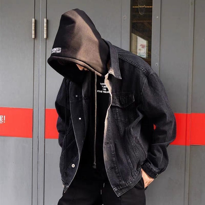 Herr Ledig Pullover Jacka med Unique Mönster