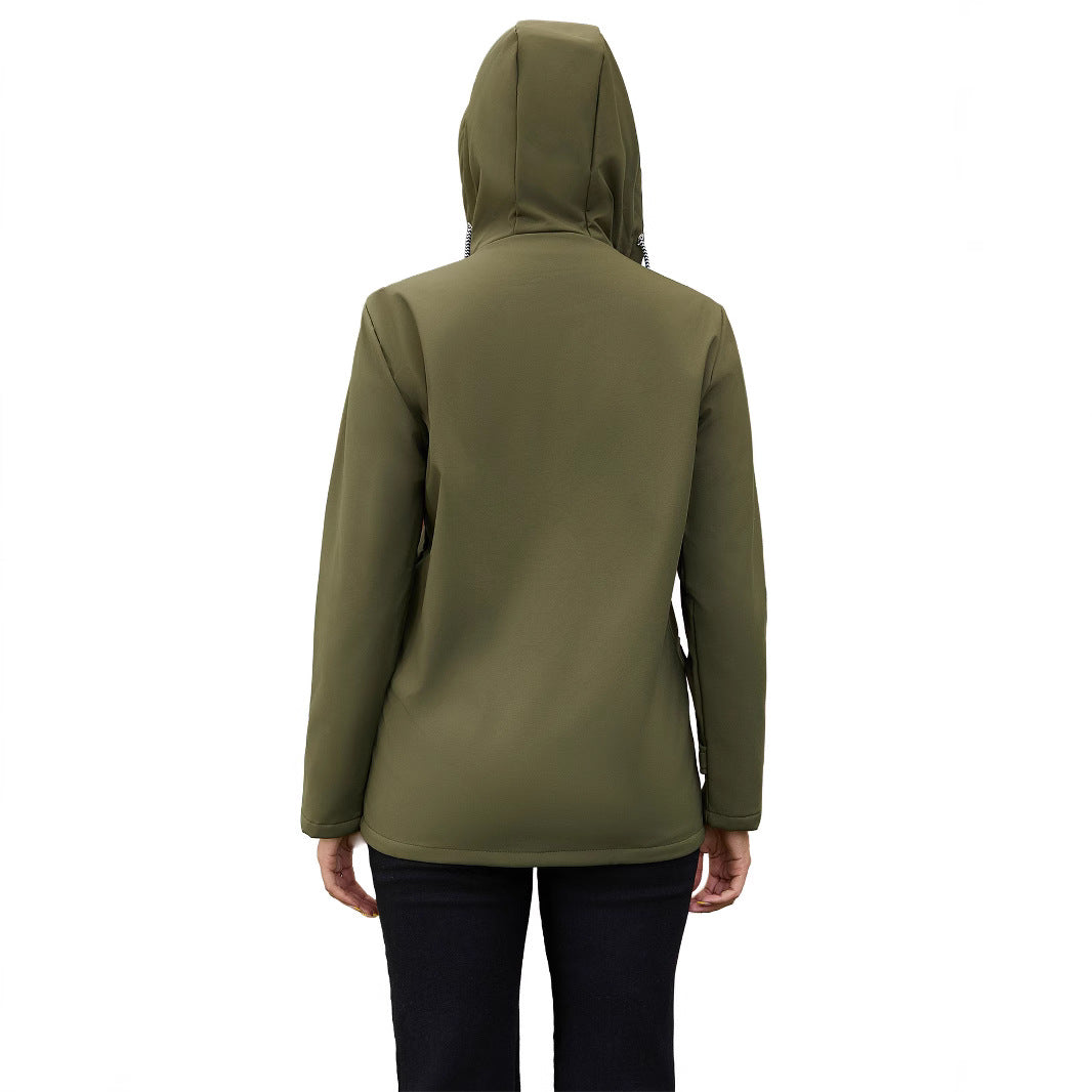 Dam Fashion outdoorjacka med fleece foder