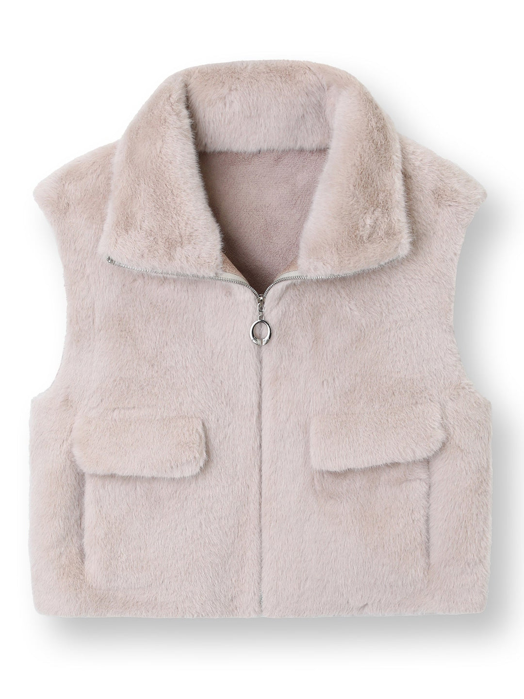 Dam Mysig Faux Fur Väst