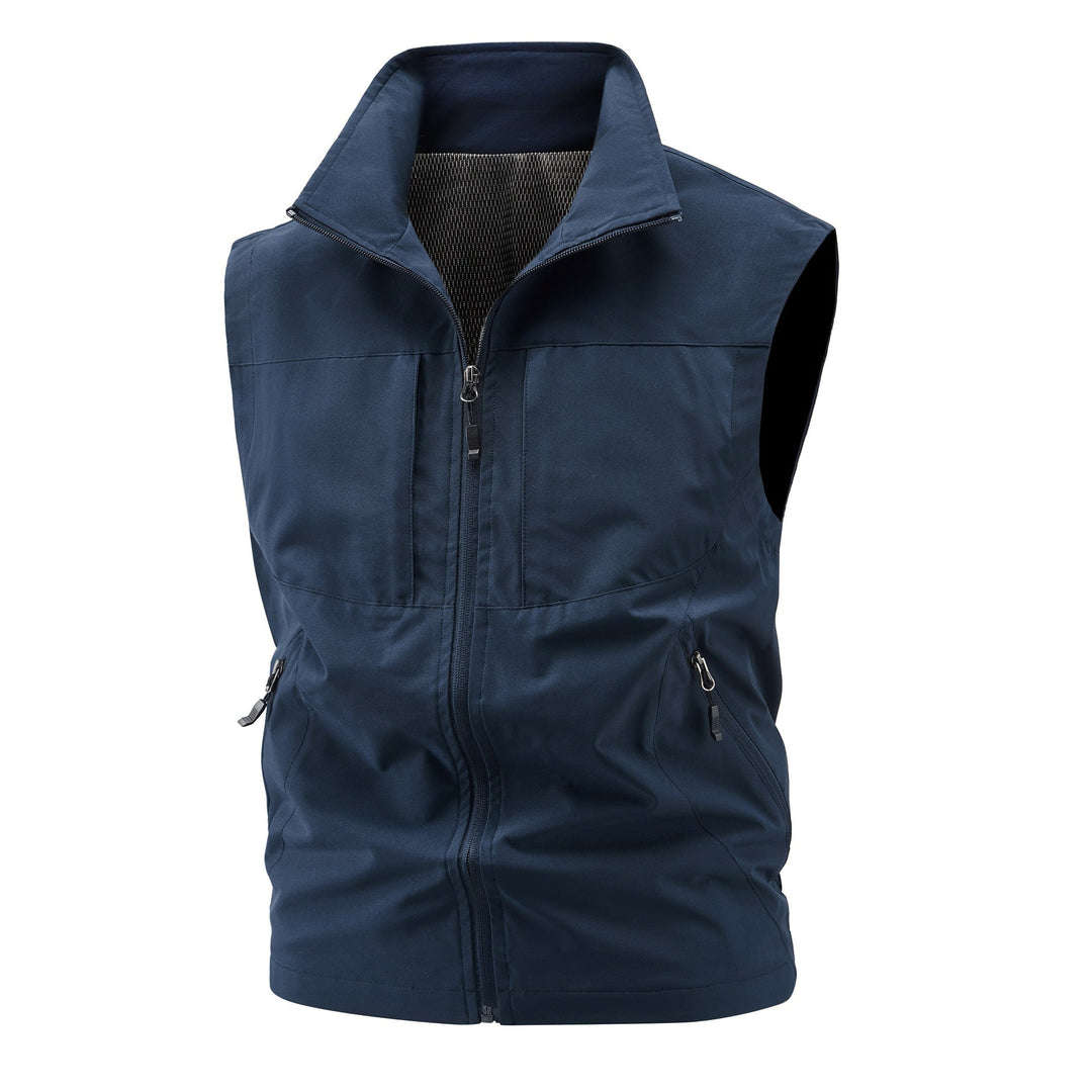 Dam Andningsbar Softshell Väst med Stå Krage och Tailored Skärning