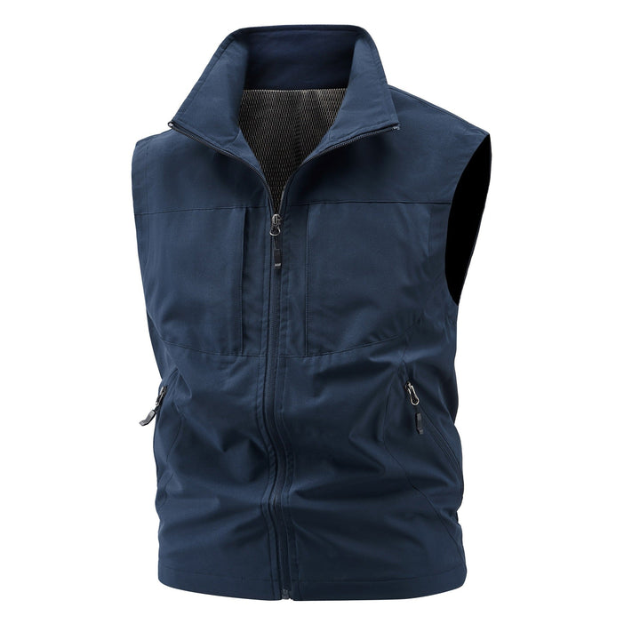 Dam Andningsbar Softshell Väst med Stå Krage och Tailored Skärning