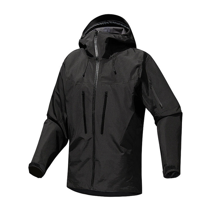 Herr Technical Vattentät Softshell Regnjacka med Welded Sömmar och Vertical Bröstfickor
