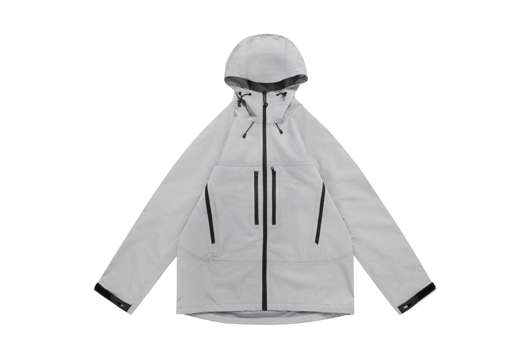 Unisex Teknisk med Huva Outdoor Jacka med Taped Dragkedjor