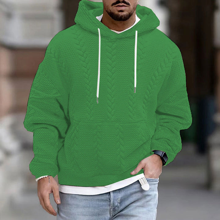 Herr Stilren Chunky Stickad Luvtröja