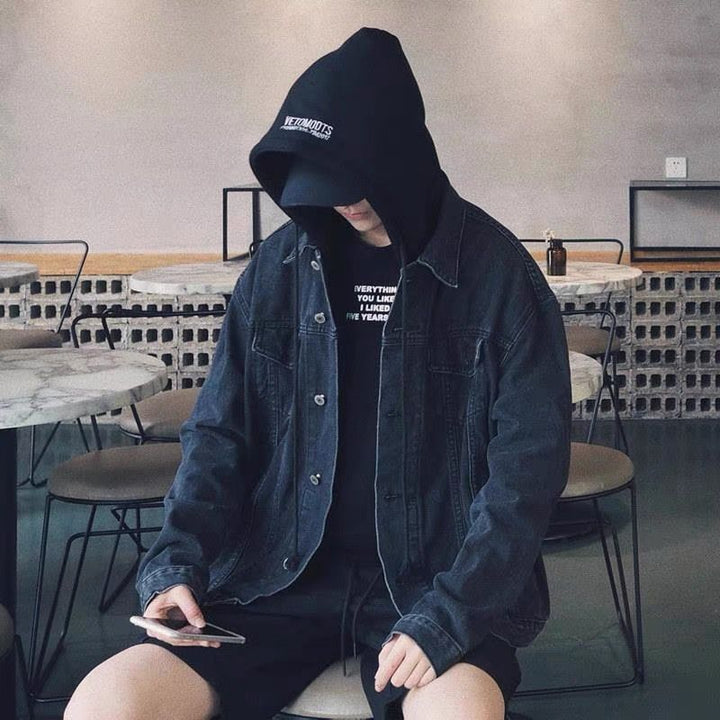 Herr Ledig Pullover Jacka med Unique Mönster