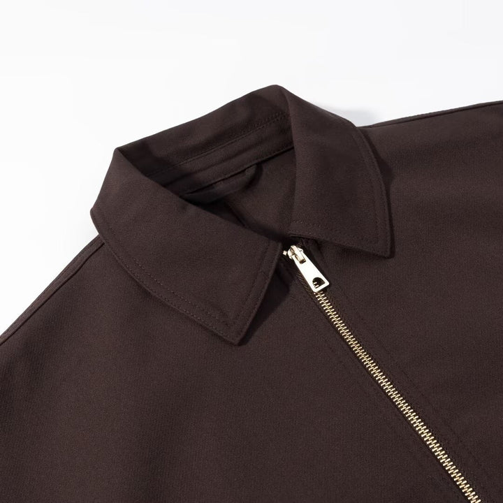 Dam 20+ Hiding Kort Blouson Jacka i Utility Look med Patch Fickor