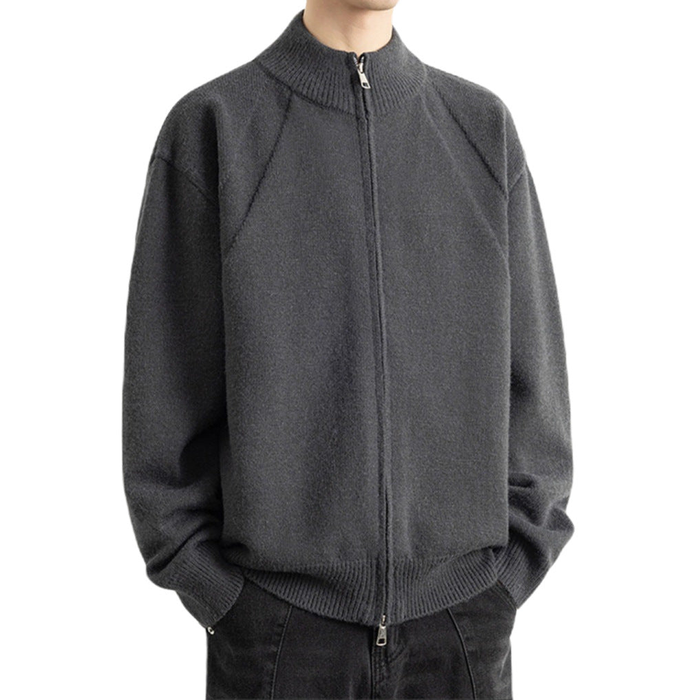 Herr Stilren med Dragkedja Cardigan