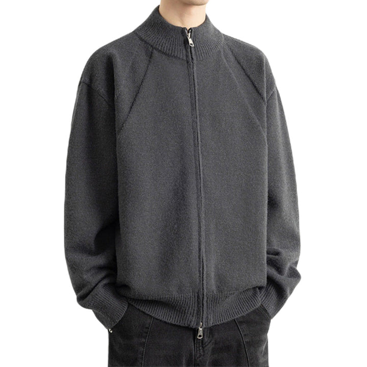Herr Stilren med Dragkedja Cardigan