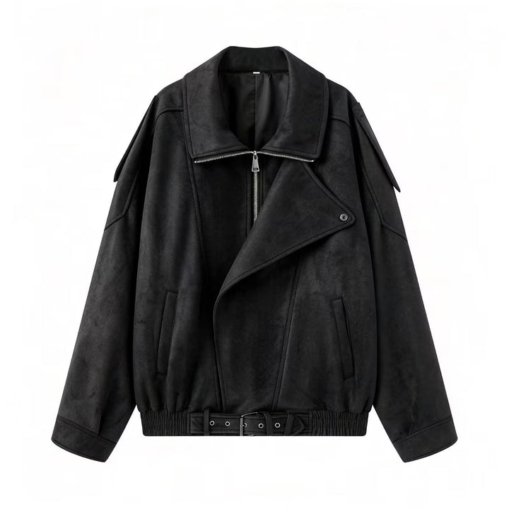 Dam Lätt Vadderad Windbreaker med Stå Krage och Prickig Prick Tryck